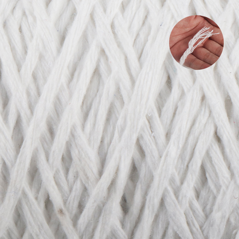 Cuerda de hilo de algodón de capa torcida