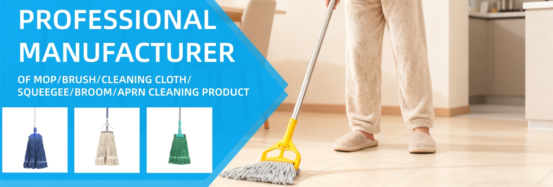 Innovadores trapeadores de algodón revolucionan la eficiencia de la limpieza de pisos