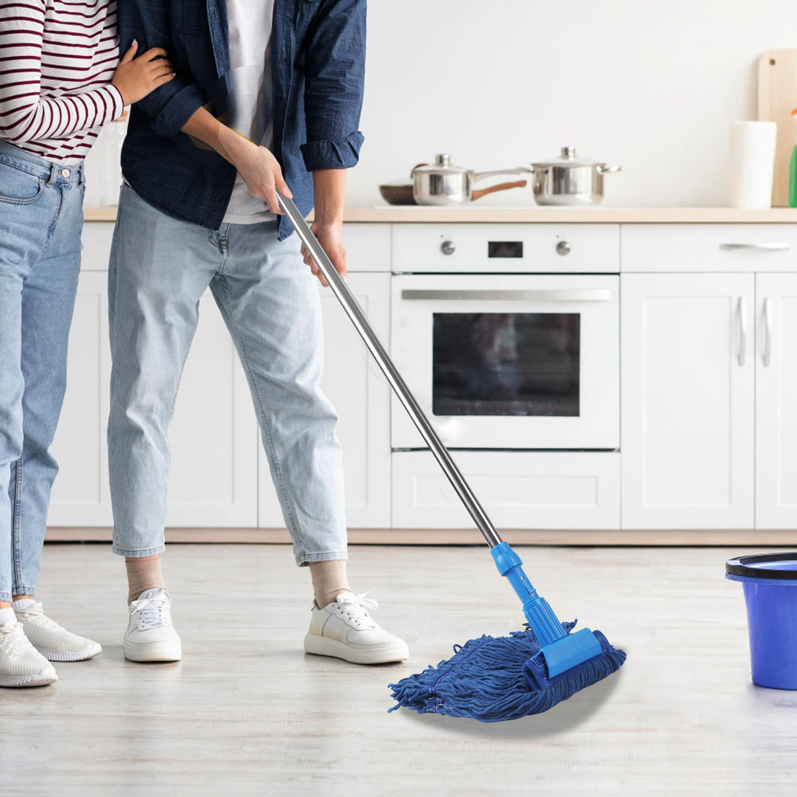 Imprescindible Tiger Clip Mop: ¡Héroe de limpieza resistente al por mayor!