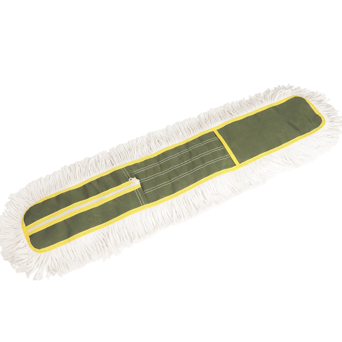 Recambio para trapeador de algodón resistente con bolsillo con cremallera