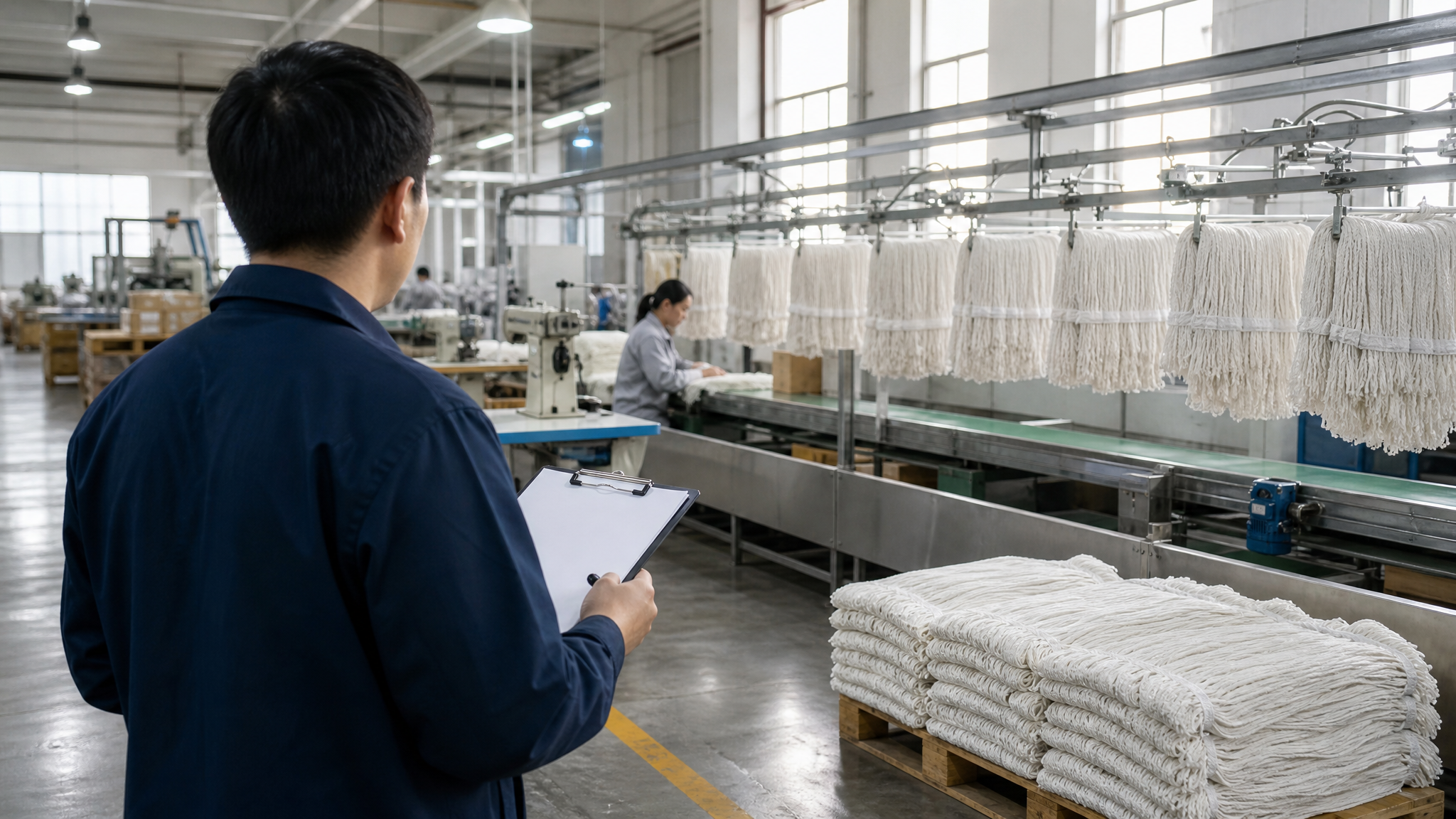 Verificación del fabricante del trapeador Verificación del fabricante del trapeador