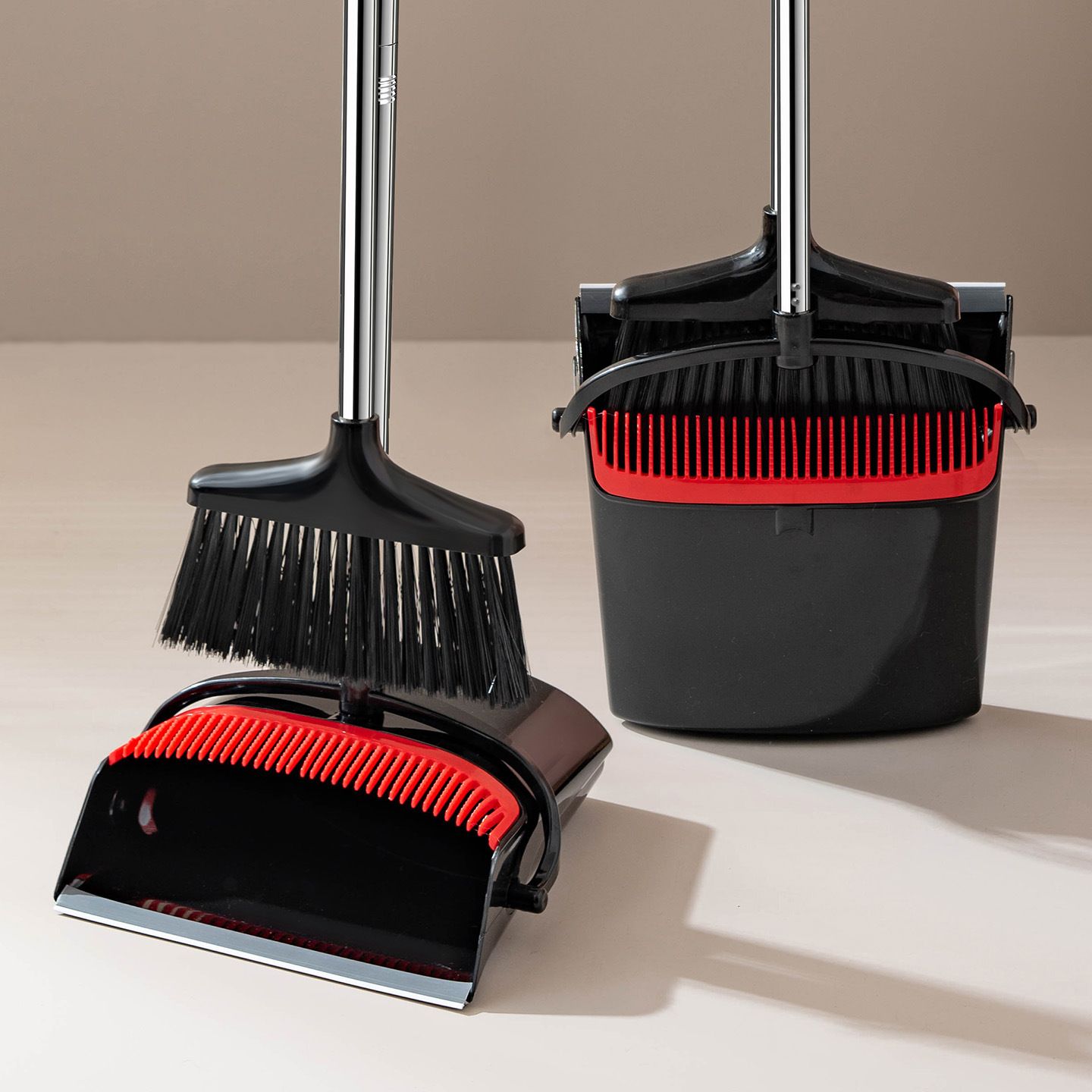 Juego de escoba y recogedor de gran oferta de Amazon