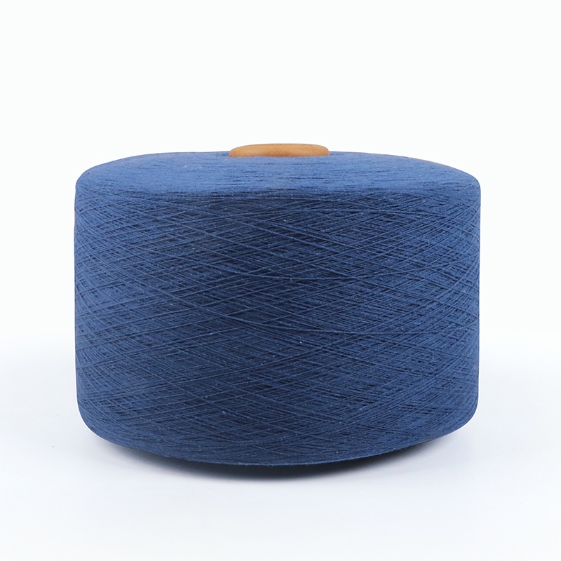 Hilo de algodón mezclado reciclado barato